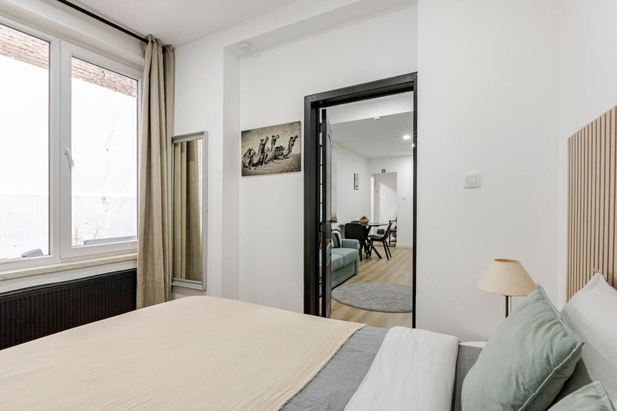 Cosy Appartement Met Tuin In Centrum Antwerpen Gratis Parking Free Parking! Luaran gambar