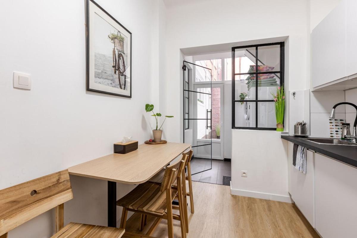 Cosy Appartement Met Tuin In Centrum Antwerpen Gratis Parking Free Parking! Luaran gambar
